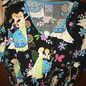 Disney Frozen scrub top